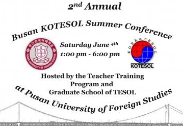 Busan Summer KOTESOL Conference